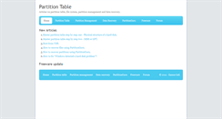 Desktop Screenshot of partition-table.com